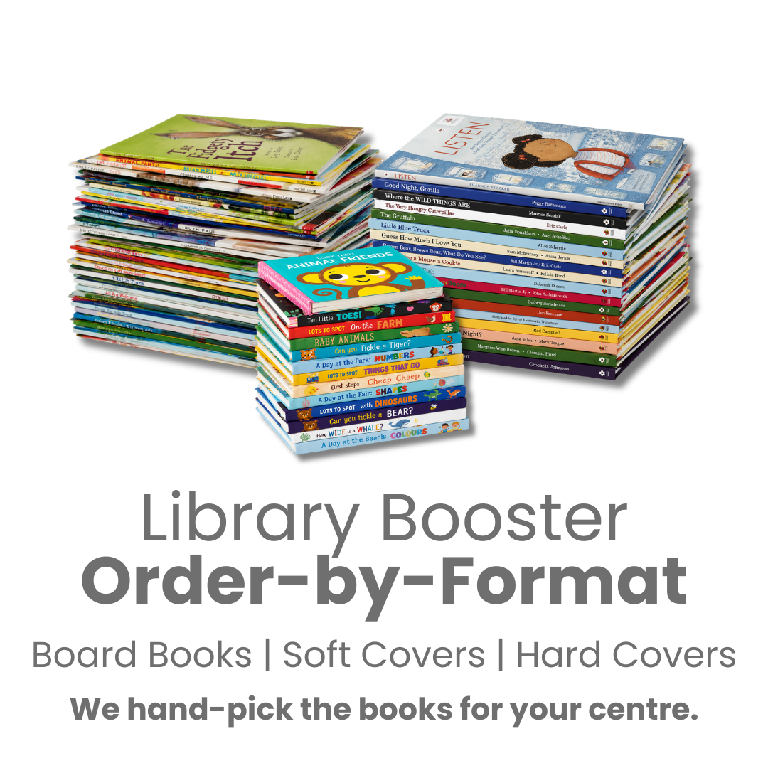 Library Booster Book Packs – choose books by format for your ELC library