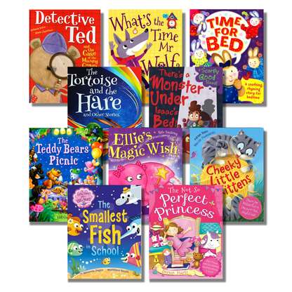 Detective Ted - 10 Book Pack for Early Learning (Ages 4-6)