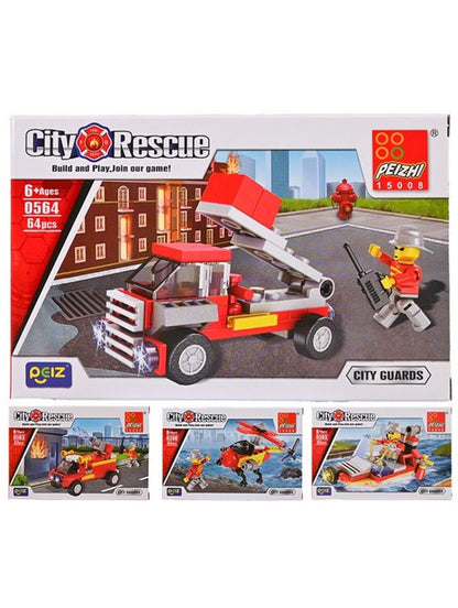 Mini City Rescue Building Blocks – product packaging