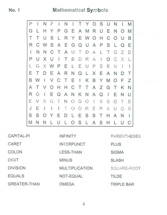 Large Print Wordseach