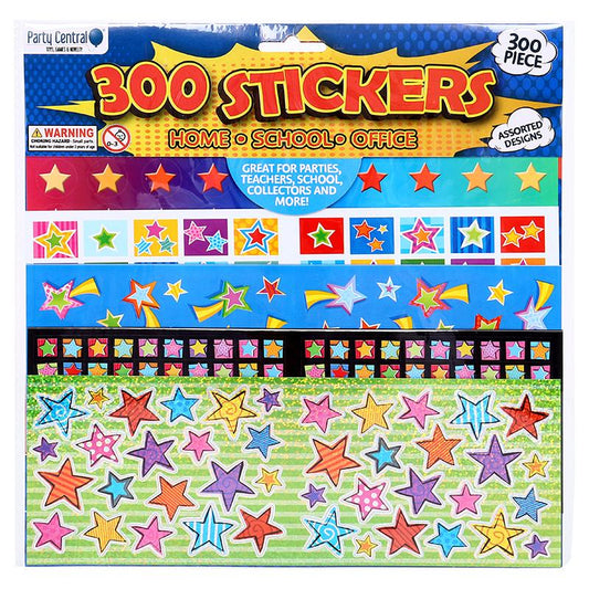 300pc Sticker Sheet - Assorted