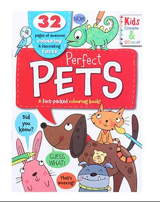 Perfect Pets Colouring Book