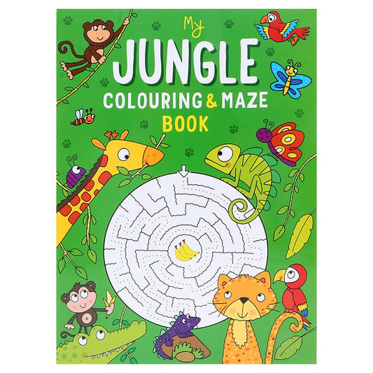 My Jungle Colouring and Maze Book
