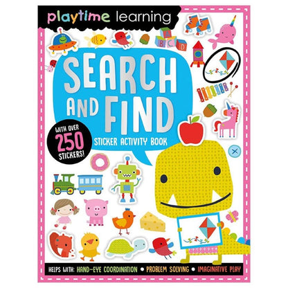 Playtime Learning Search and Find – children's activity book cover