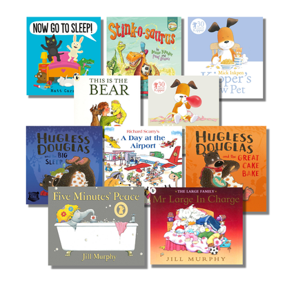 Now Go to Sleep! 10 Book Pack for Early Learning (Ages 2-6)