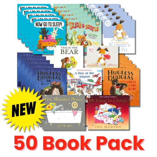 Now Go to Sleep! 50 Book Pack for Early Learning (Ages 2-6)