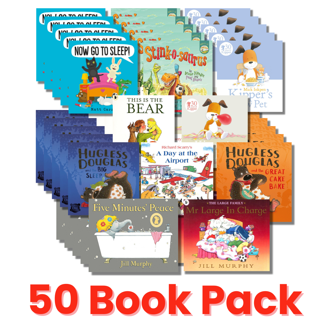 Now Go to Sleep! 50 Book Pack for Early Learning (Ages 2-6)