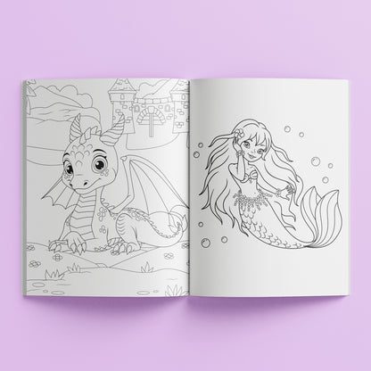Kaleidoscope Colouring Magical Creatures