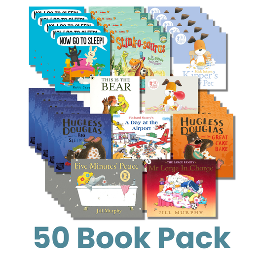 Now Go to Sleep! 50 Book Pack (Ages 2-6)