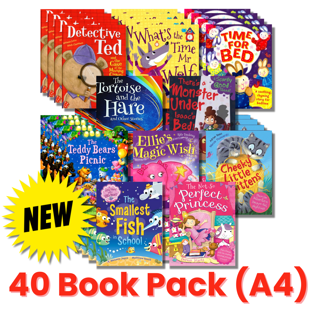 Detective Ted 40 Book Pack for Early Learning (Ages 4-6)