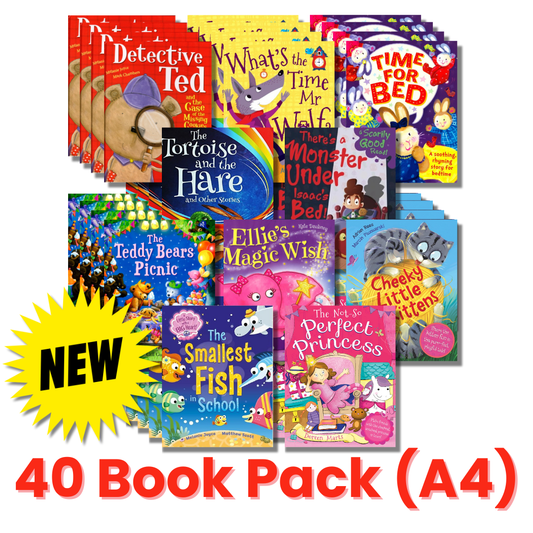 Detective Ted 40 Book Pack for Early Learning (Ages 4-6)