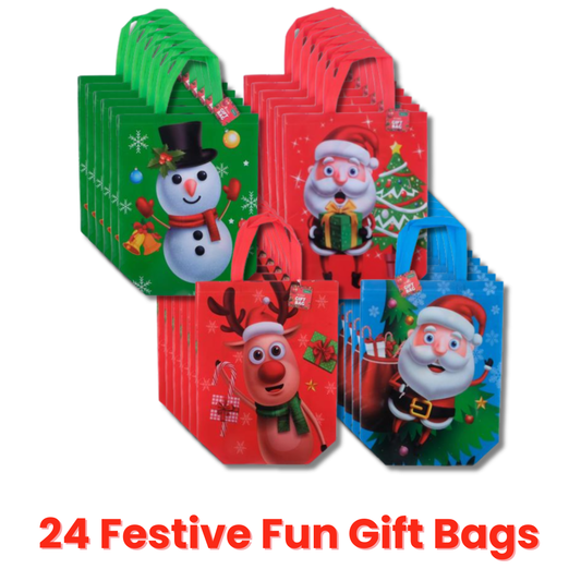 Festive Fun Gift Bag Set of 24