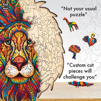 Wooden Puzzle Lion 145pc