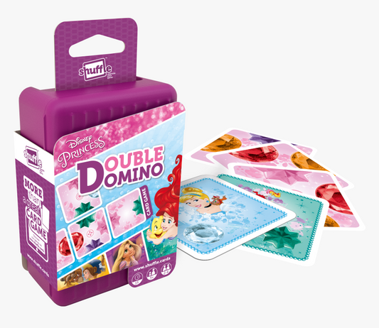Disney Princess Double Domino game set with packaging on a white background