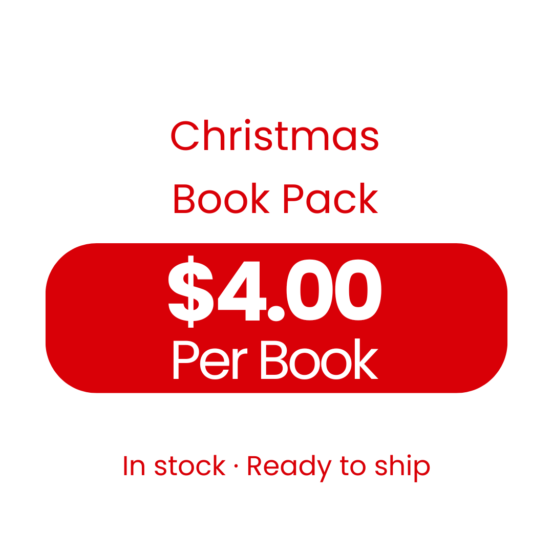 Aussie Christmas paperback picture book collection showing four included titles for early learning ages 2–6