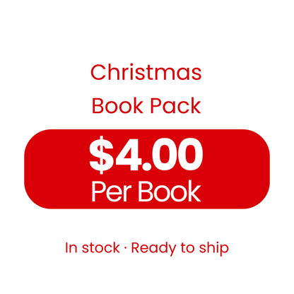 Aussie Christmas paperback picture book collection showing four included titles for early learning ages 2–6