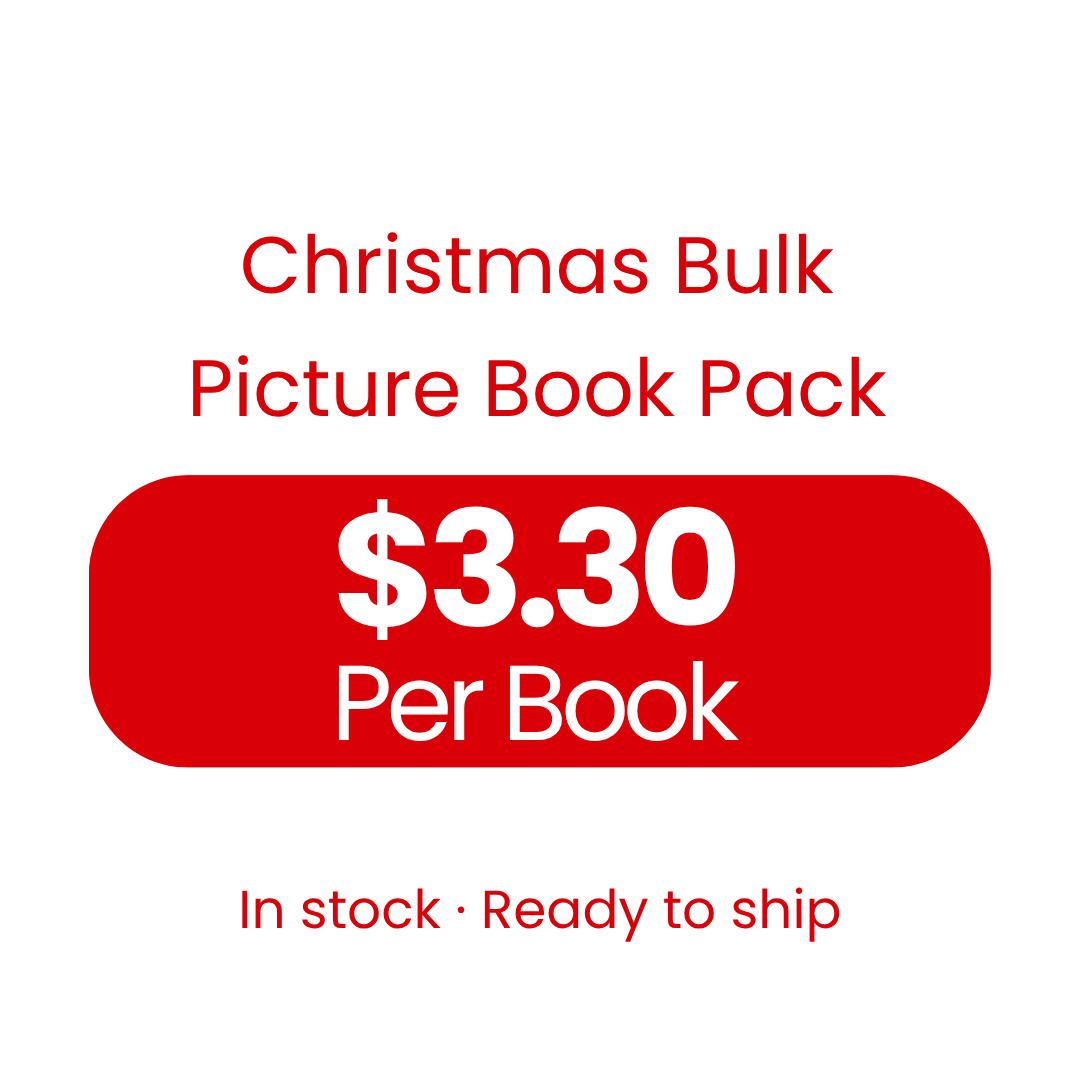 Christmas Bulk Picture Book Pack pricing – $3.30 per book, in stock and ready to ship