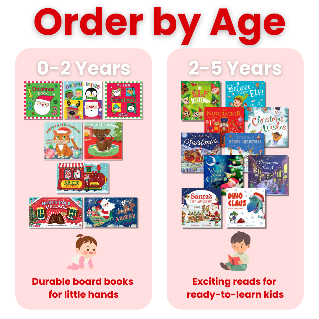 Christmas Easy Order Books – order by Age Group for your Centre