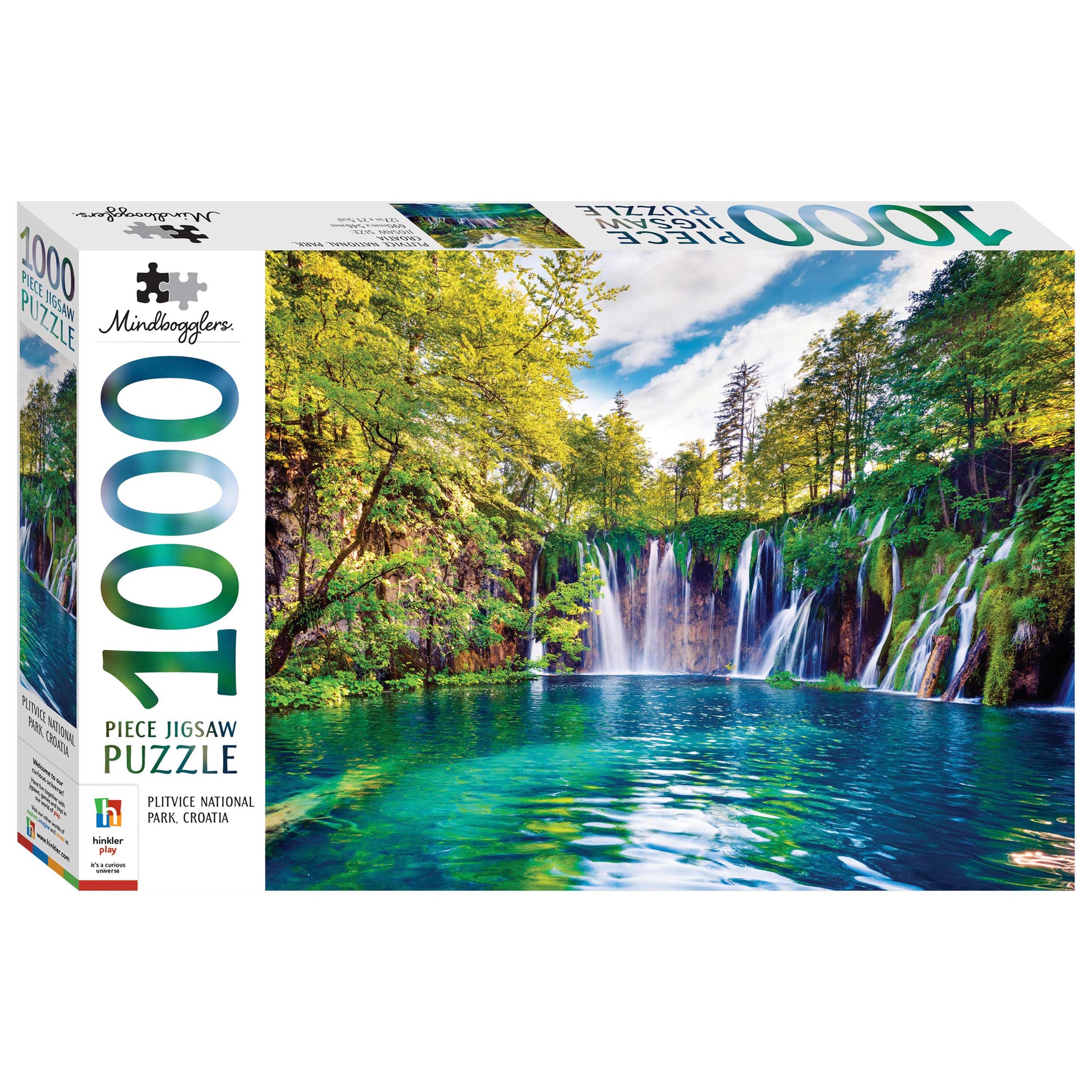 1000pc Jigsaw Puzzle Plitvice National Park Croatia – jigsaw puzzle box