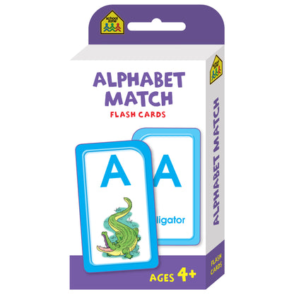 School Zone Flash Cards Alphabet Match