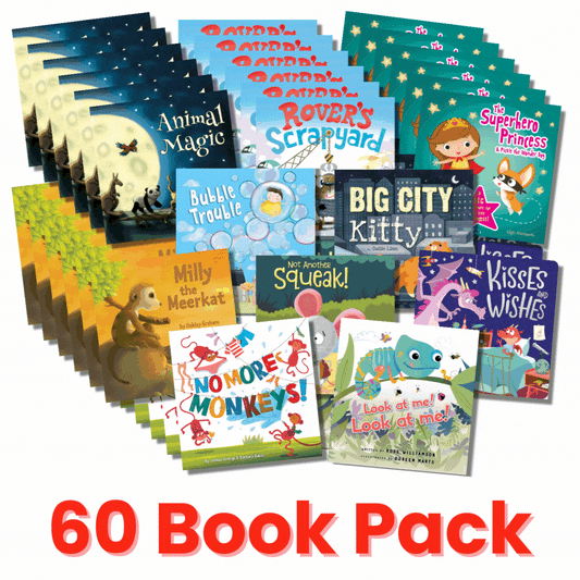 Animal Magic Picture Book Set - 60 Book Pack for Early Learning (Ages 4-6)