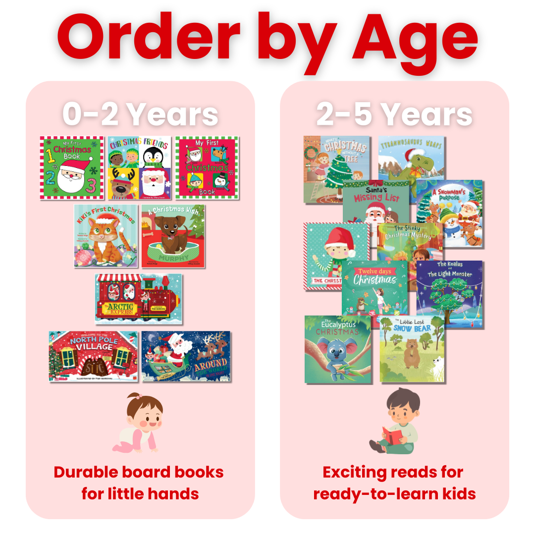 Christmas Easy Order Books – order by Age Group for your Centre