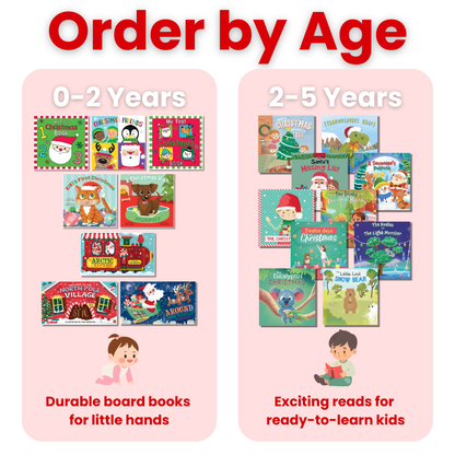 Christmas Easy Order Books – order by Age Group for your Centre