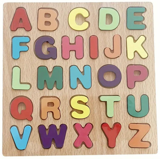 Uppercase ABC Wooden Puzzle