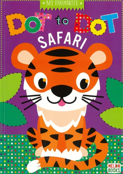 My Favourite Dot To Dot Safari – children's dot-to-dot activity book