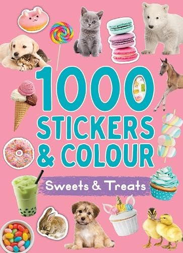 1000 Stickers & Colour - Sweets & Treats