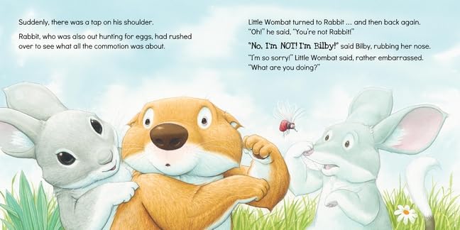 Little Wombat's Easter Surprise – interior spread page 1