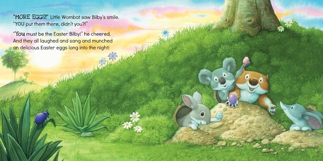 Little Wombat's Easter Surprise – interior spread page 2
