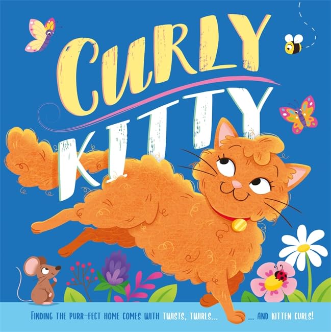 Curly Kitty – picture book cover for early learning centres