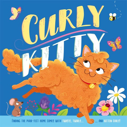 Curly Kitty – picture book cover for early learning centres