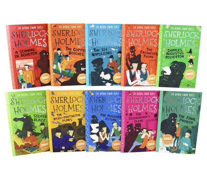 The Sherlock Holmes Children's Collection: Mystery, Mischief and Mayhem - 10 Book Set