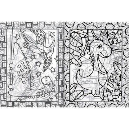 Stained Glass Dinosaurs