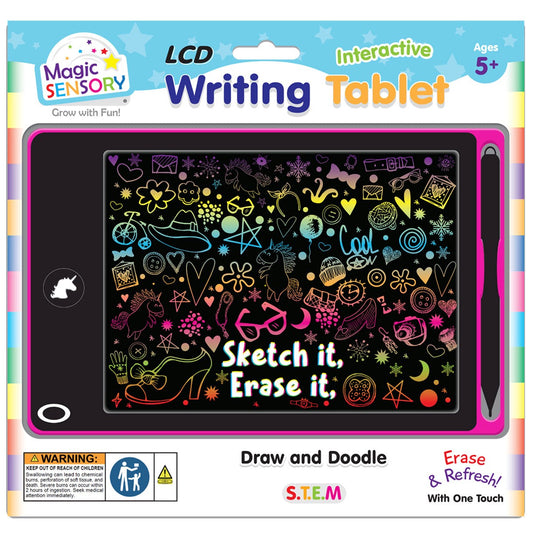 LCD Writing Tablet - Pink Unicorn