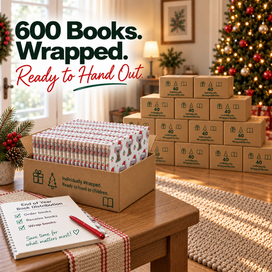 Pre-Wrapped Christmas Book Pack (600 Books)