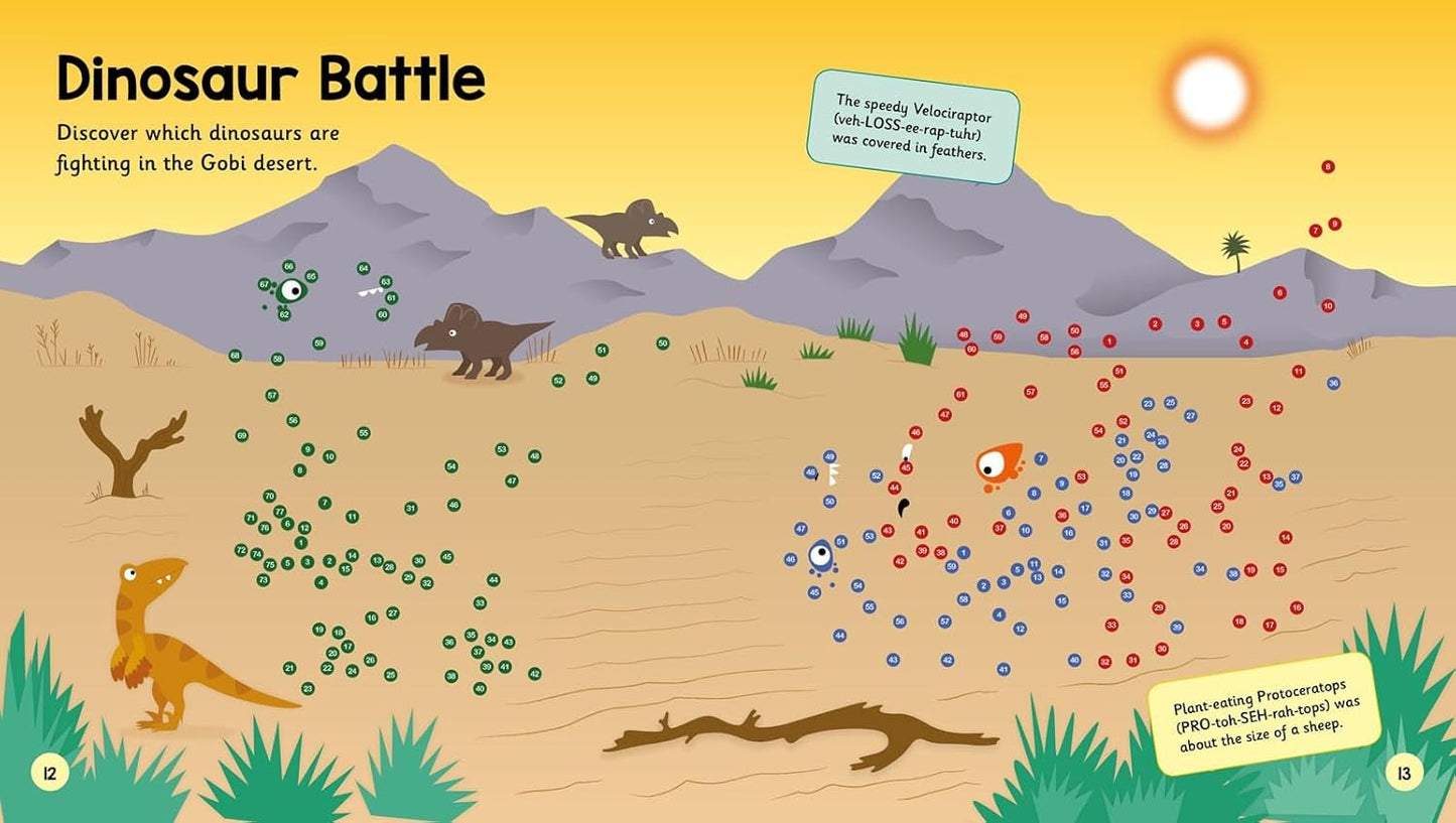 Dinosaur Dot-to-Dots