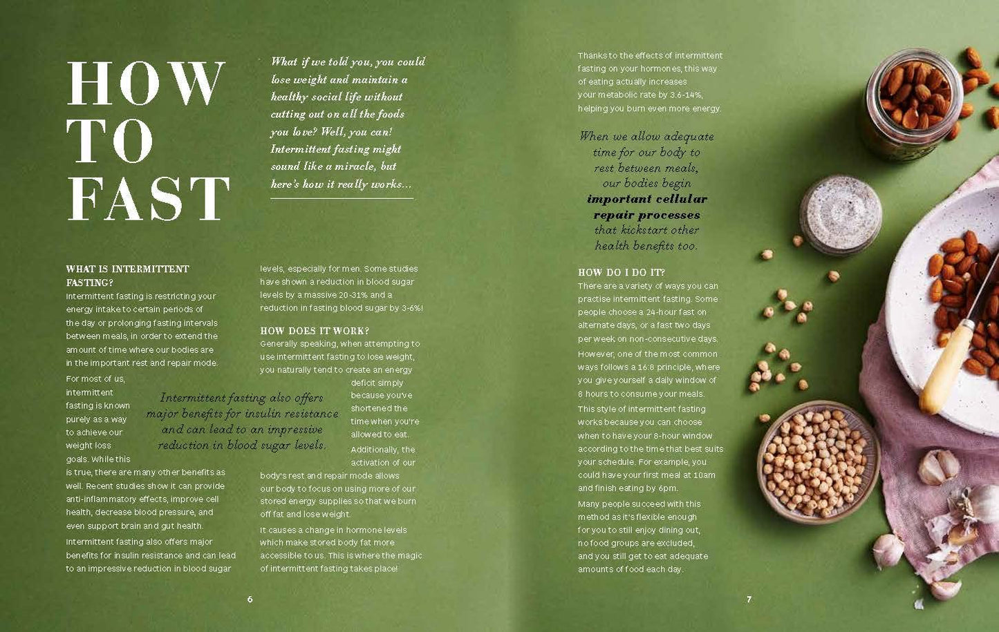 Intermittent Fasting – interior page 1