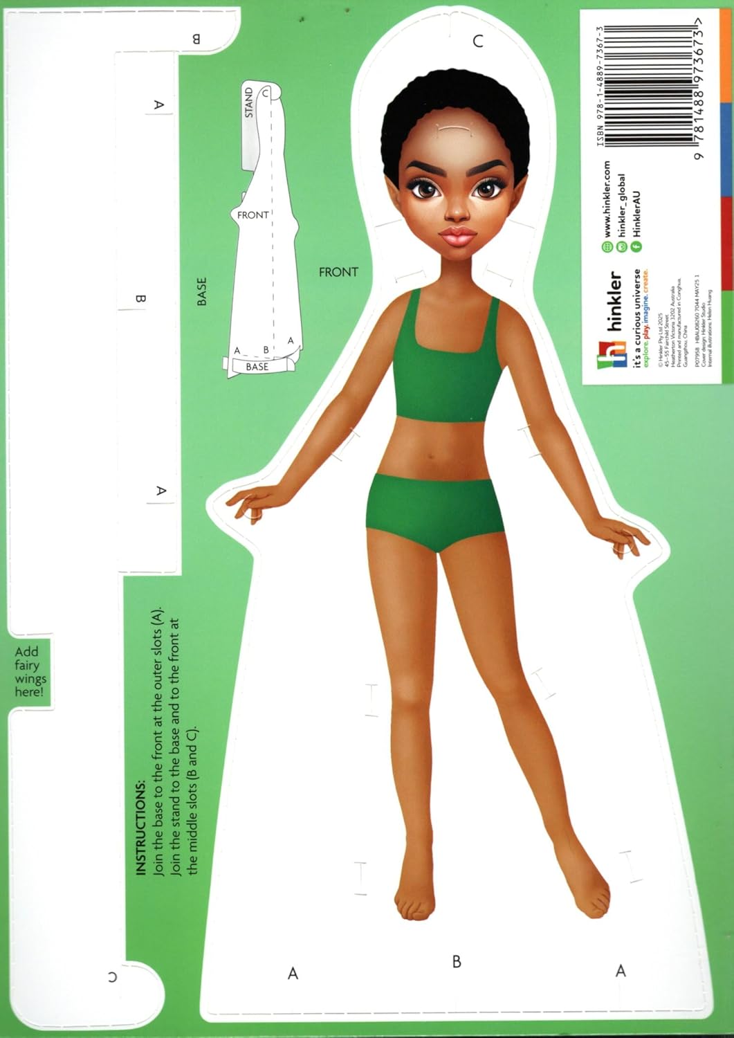Dress Up Girls Paper Dolls - Magical Fairy