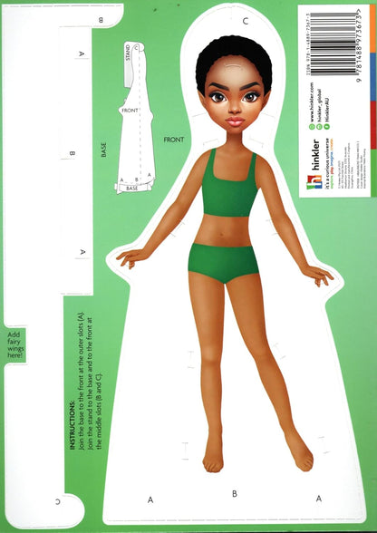 Dress Up Girls Paper Dolls - Magical Fairy