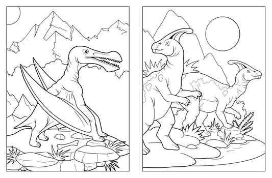 1000 Stickers & Colour - Dinosaurs