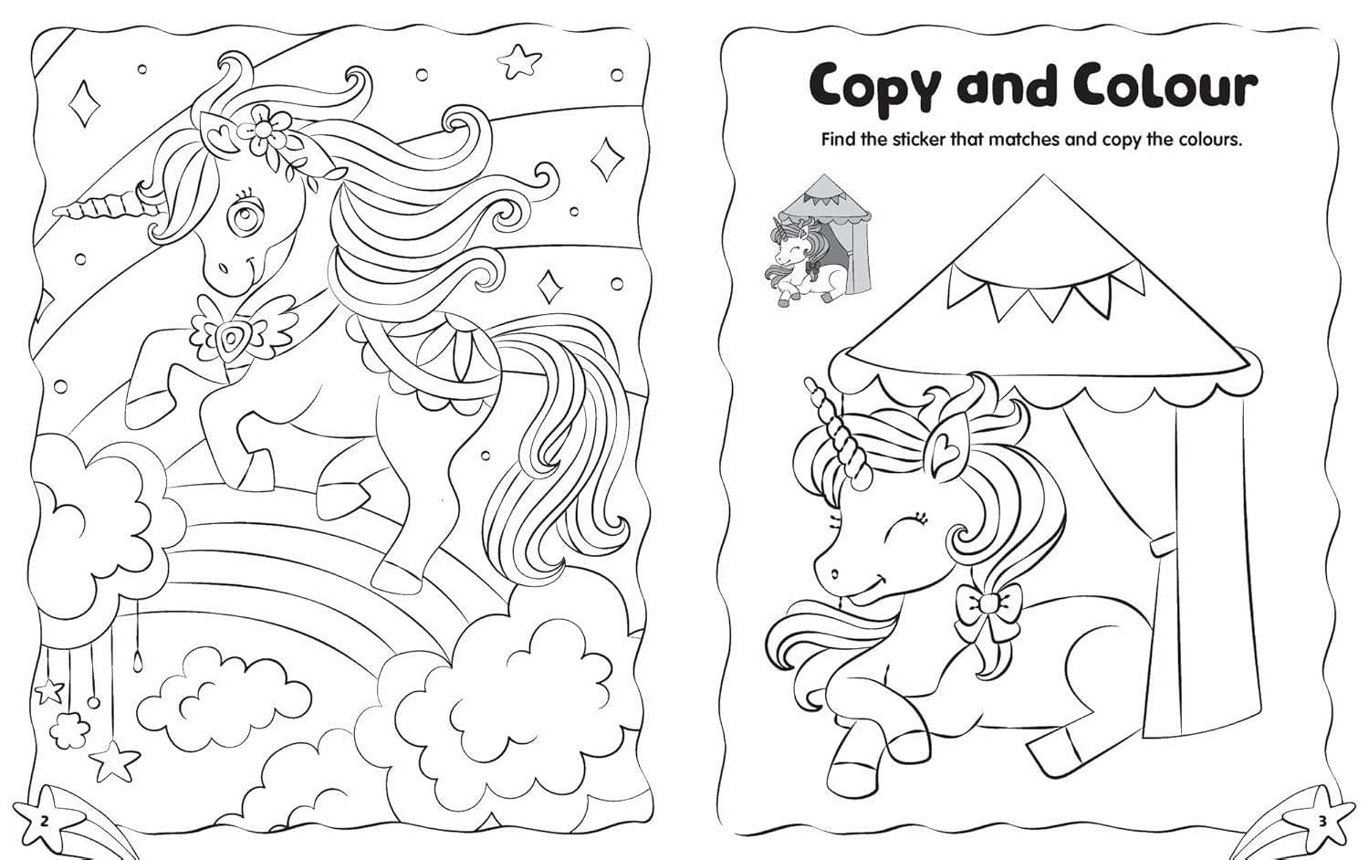 Unicorn Ultimate Sticker Book – sticker pages