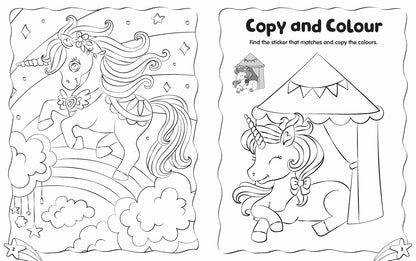 Unicorn Ultimate Sticker Book – sticker pages