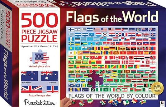 500pc Flags of the World Jigsaw Puzzle