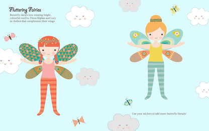Dress-Up Fairies Activity Book – interior activity pages