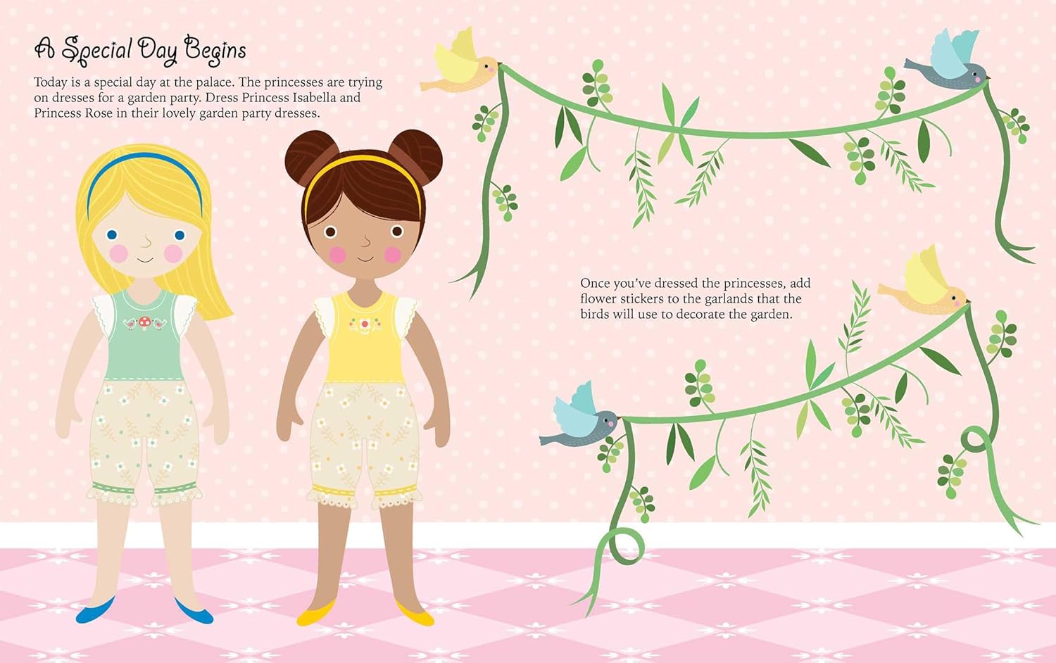 Dress-Up Princesses Activity Book – dress-up pages