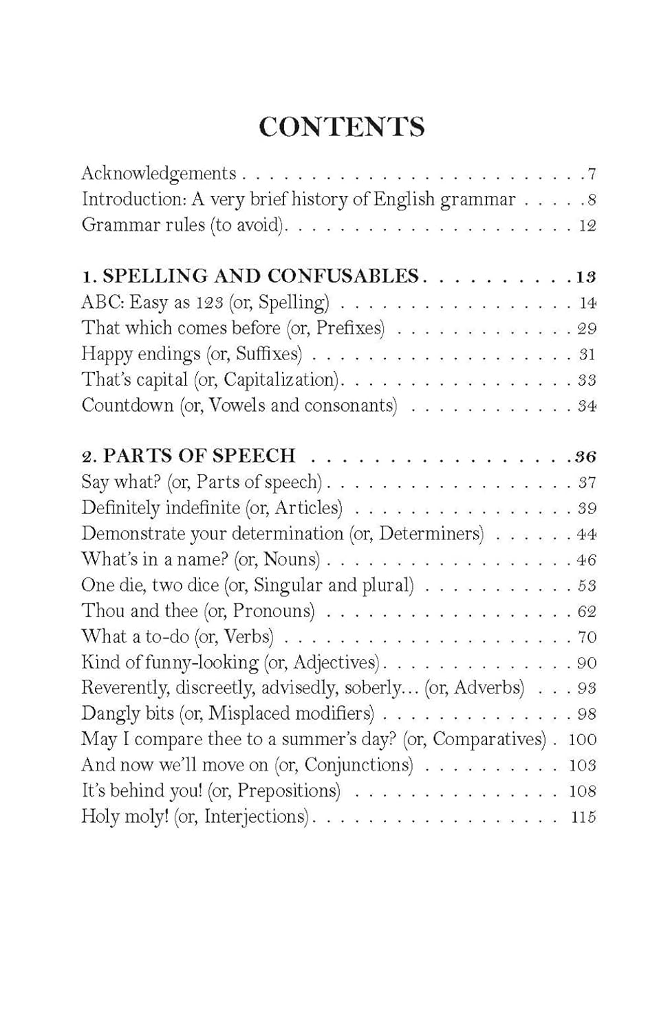 My Grammar and I – interior spread 1