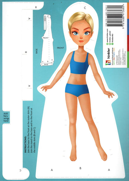 Dress Up Girls Paper Dolls - Enchanted Fairy